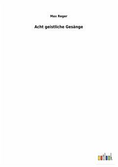 Cover Acht geistliche Gesänge