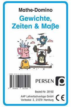 Cover Mathe-Domino: Gewichte, Zeiten & Maße (Kartenspiel)