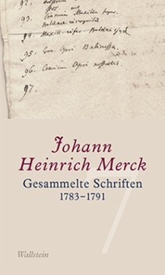 Gesammelte Schriften - Merck, Johann Heinrich