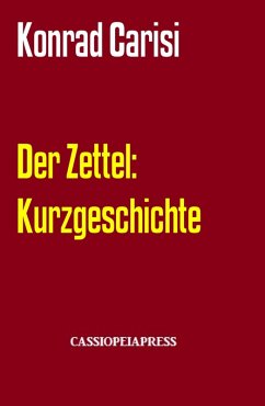 Cover Der Zettel: Kurzgeschichte (eBook, ePUB)