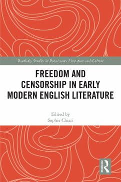 Freedom and Censorship in Early Modern English Literature (eBook, PDF)