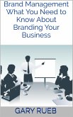 Brand Management (eBook, ePUB)