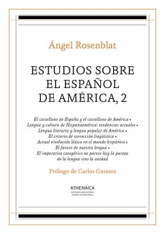 Cover Estudios sobre el español de América, 2