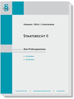 Staatsrecht. Tl.2 - Hemmer, Karl-Edmund;Wüst, Achim;Christensen, Ralph