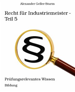 Recht für Industriemeister - Teil 5 (eBook, ePUB) - Geller-Sturm, Alexander