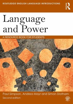 Language and Power (eBook, PDF) - Simpson, Paul; Mayr, Andrea; Statham, Simon