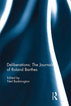Cover Deliberations: The Journals of Roland Barthes (eBook, PDF)