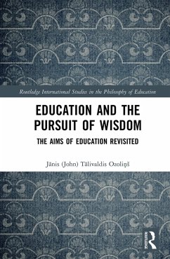 Cover Education and the Pursuit of Wisdom (eBook, PDF)