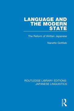 Language and the Modern State (eBook, PDF) - Gottlieb, Nanette