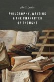 Philosophy, Writing, and the Character of Thought (eBook, ePUB)