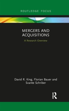 Mergers and Acquisitions (eBook, PDF) - King, David R.; Bauer, Florian; Schriber, Svante