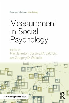 Cover Measurement in Social Psychology (eBook, PDF)