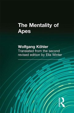 The Mentality of Apes (eBook, ePUB) - Kohler, Wolfgang