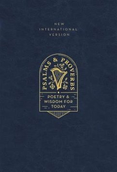 Niv, Psalms and Proverbs, Leathersoft Over Board, Navy, Comfort Print - Zondervan