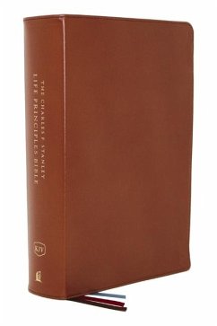 Kjv, Charles F. Stanley Life Principles Bible, 2nd Edition, Genuine Leather, Brown, Comfort Print - Thomas Nelson