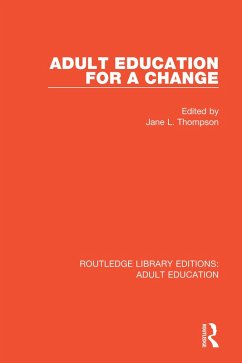 Cover Adult Education For a Change (eBook, PDF)