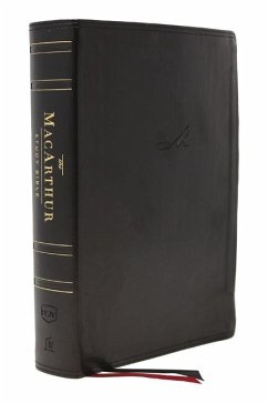 Nkjv, MacArthur Study Bible, 2nd Edition, Leathersoft, Black, Indexed, Comfort Print - Thomas Nelson