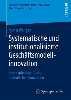 Systematische und institutionalisierte Geschäftsmodellinnovation - Weltgen, Moritz
