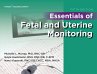 Essentials of Fetal and Uterine... - Bild 1