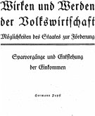 Wirken und Werden der Volkswirtschaft (eBook, ePUB)