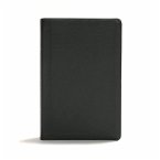 CSB Giant Print Center-Column Reference Bible, Black Leathertouch