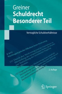 Schuldrecht Besonderer Teil - Greiner, Stefan