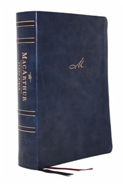 Nkjv, MacArthur Study Bible, 2nd Edition, Leathersoft, Blue, Comfort Print - Thomas Nelson