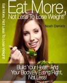 Eat More, Not Less To Lose Weight! (eBook, ePUB)