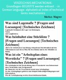 VERZEICHNIS MECHATRONIK: Grundlagen-BEGRIFFE werden erklaert - in German language: alphabetical index of technical terms mechatronics (eBook, ePUB)