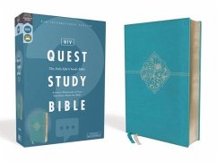 Niv, Quest Study Bible, Leathersoft, Blue, Comfort Print - Zondervan