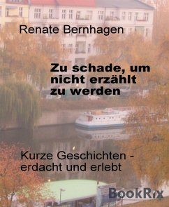 Zu schade, um nicht erzählt zu werden (eBook, ePUB) - Bernhagen, Renate