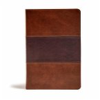 KJV Giant Print Reference Bible, Saddle Brown Leathertouch