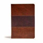 KJV Giant Print Reference Bible, Saddle Brown Leathertouch