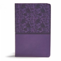 KJV Giant Print Reference Bible, Purple Leathertouch, Indexed - Holman Bible Publishers