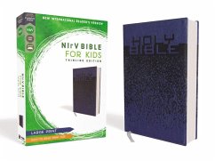 Nirv, Bible for Kids, Large Print, Leathersoft, Blue, Comfort Print - Zondervan