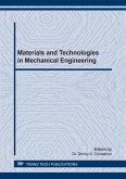 Materials and Technologies in Mechanical Engineering (eBook, PDF)