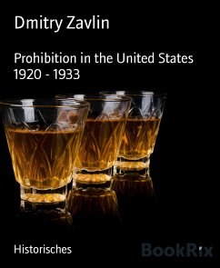 Prohibition in the United States 1920 - 1933 (eBook, ePUB) - Zavlin, Dmitry
