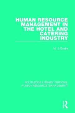 Human Resource Management in the Hotel and Catering Industry - Boella, M J