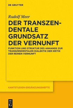 Cover Der transzendentale Grundsatz der Vernunft (eBook, ePUB)
