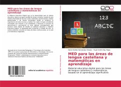 MED para las áreas de lengua castellana y matemáticas en aprendizaje