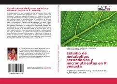 Estudio de metabolitos secundarios y micronutrientes en P. venusta