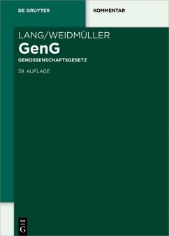 Lang/Weidmüller Genossenschaftsgesetz (eBook, ePUB)