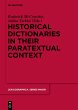 Historical Dictionaries in their... - Bild 1