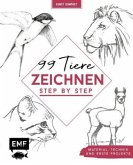 Kunst Kompakt: 99 Tiere zeichnen Step by Step