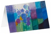 Blaue Blüte - Kunst-Faltkarten ohne Text (5 Stück) Blaue Blüte - Kunst-Faltkarten ohne Text (5 Stück)