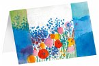 Farben des Sommers - Kunst-Faltkarten ohne Text (5 Stück)