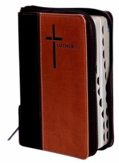 Luther21 - Taschenausgabe - Reißverschluss, Kunstleder Cowboy - braun/beige - La Buona Novella