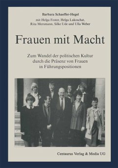 Frauen mit Macht (eBook, PDF) - Ude, Silke; Lukoschat, Helga; Mersmann, Rita; Schaeffer-Hegel, Barbara; Foster, Helga; Weber, Ulla