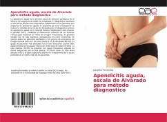 Apendicitis aguda, escala de Alvarado para método diagnostico - Fernández, Josseline