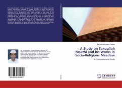 A Study on Sanaullah Makthi and his Works in Socio-Religious Meadow